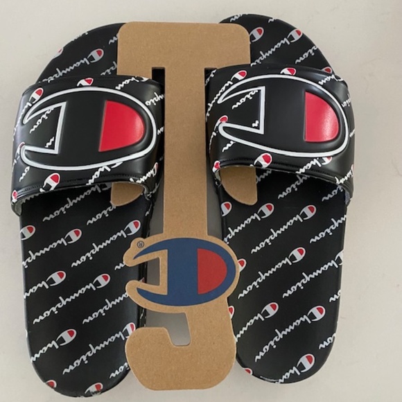 NEW Champion Slides - Black IPO Repeat - Picture 1 of 3